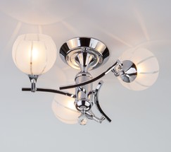 Люстра 3353/3 хром/белый