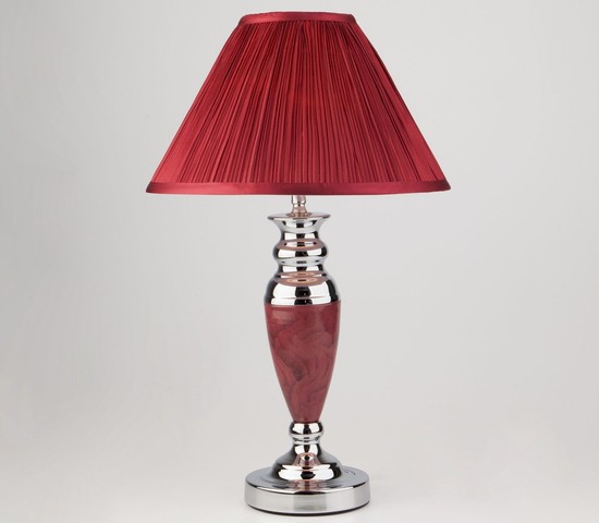 Настольная лампа 008/1T MRD (бордо)