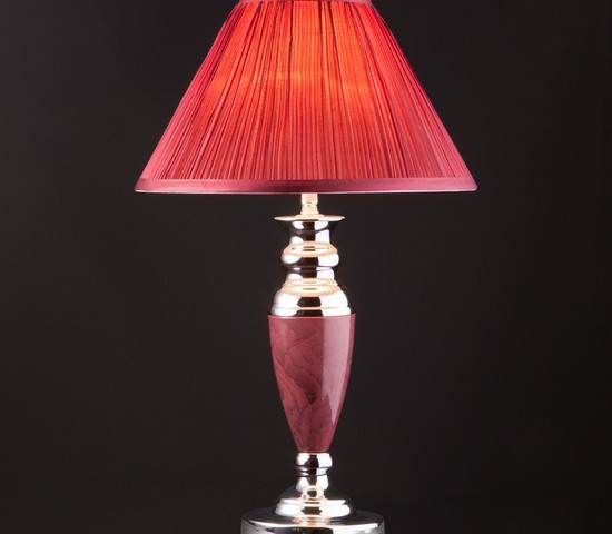 Настольная лампа 008/1T MRD (бордо)