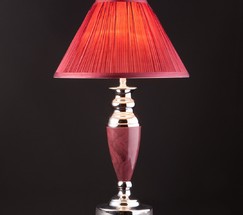 Настольная лампа 008/1T MRD (бордо)
