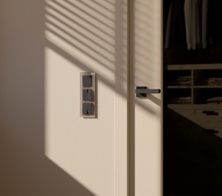 Рамка на 3 поста Favorit (латте, стекло) (W0031142)