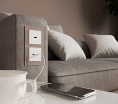 Рамка на 2 поста Favorit (латте, стекло) (W0021142)