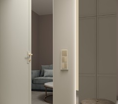 Рамка на 3 поста Favorit (молочный, стекло) (W0031141)