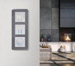 Рамка на 3 поста Elite (графит, стекло) (W0032440)