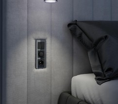 Рамка на 3 поста Elite (графит, стекло) (W0032440)