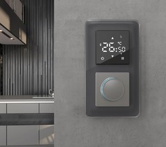 Рамка на 2 поста Elite (графит, стекло) (W0022440)