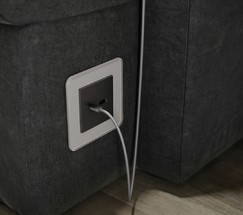 Рамка на 1 пост Elite (дымчатый, стекло) (W0012417)