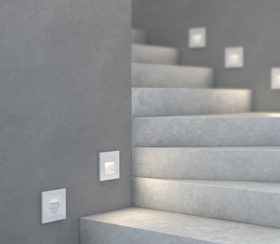 Датчик движения 500 Вт, двухпроводный (белый) (W1155101)