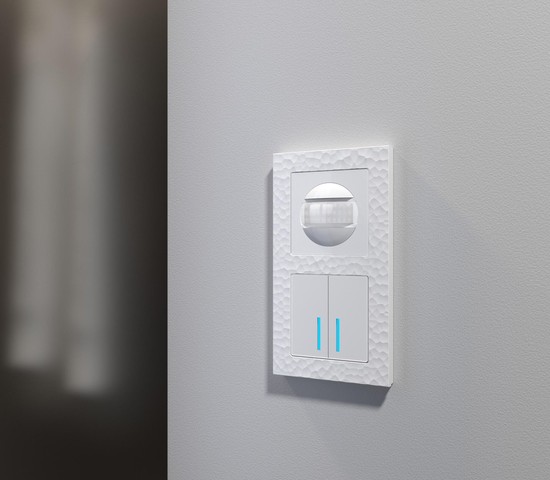 Датчик движения 500 Вт, двухпроводный (белый) (W1155101)