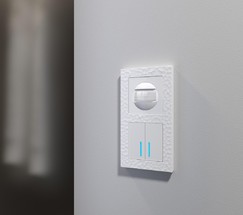 Датчик движения 500 Вт, двухпроводный (белый) (W1155101)