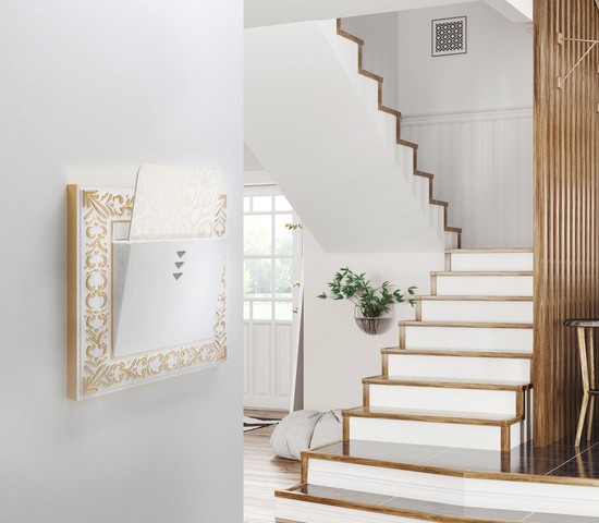 Электронный карточный выключатель (белый) (WL01-01-03)