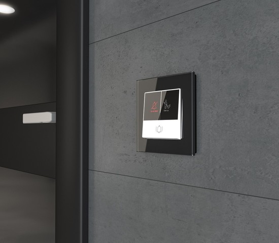 Кнопка звонка с индикацией для отелей (белый) (W1114601)