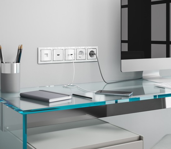 Розетка Ethernet RJ-45 (белый) (W1181001)