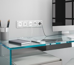 Розетка Ethernet RJ-45 (белый) (W1181001)