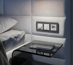 Розетка с заземлением, шторками и USB тип A+C (белый) (W1171701)