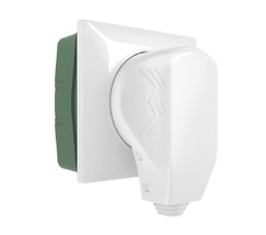 Комплект: розетка с вилкой для электроплиты 32А 250В, коробка в стену (белый) (W1189201)