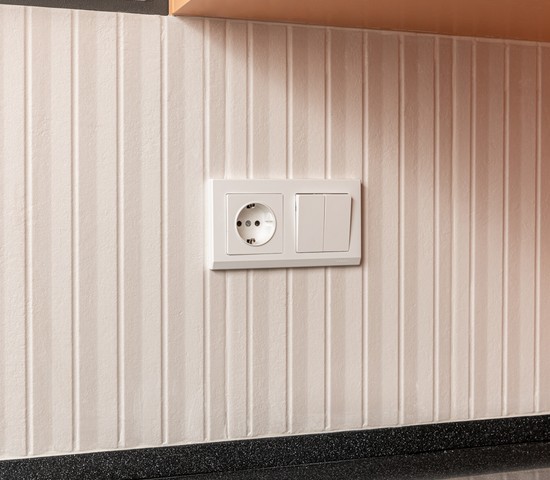 Розетка с заземлением, безвинтовой зажим (белый) (W1171301)