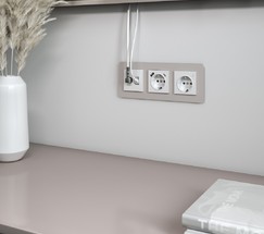 Розетка ТВ+Ethernet RJ-45 6 cat.(белый) (W1181301)