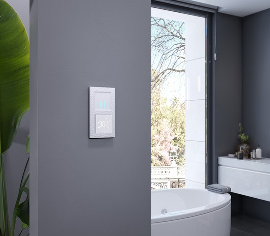 Сенсорный терморегулятор  для теплого пола Wi-Fi (белый) (W1151201)