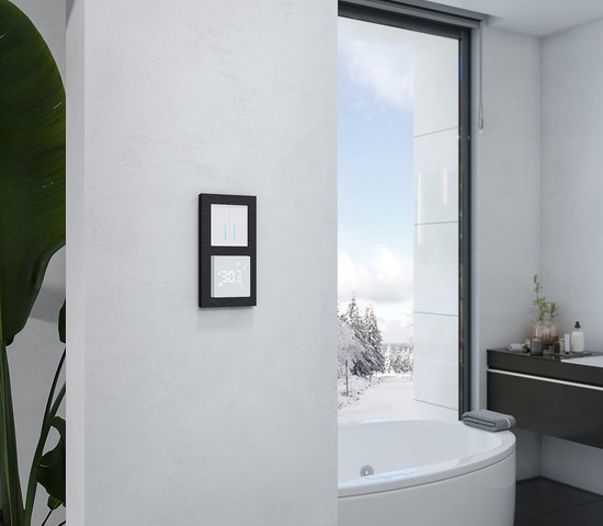 Сенсорный терморегулятор  для теплого пола Wi-Fi (белый) (W1151201)