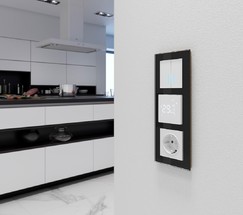 Сенсорный терморегулятор  для теплого пола Wi-Fi (белый) (W1151201)