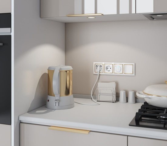 Терморегулятор электромеханический для теплого пола (белый) (W1151101)