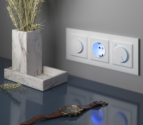 Терморегулятор электромеханический для теплого пола (белый) (W1151101)