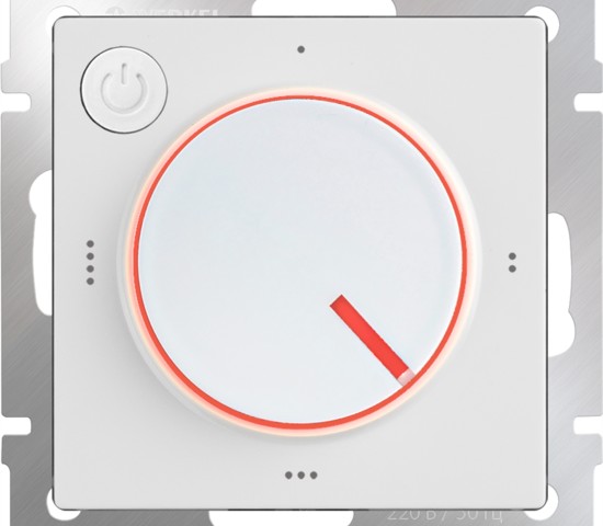 Терморегулятор электромеханический для теплого пола (белый) (W1151101)