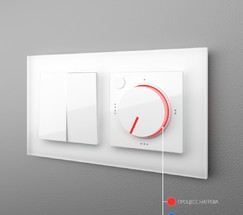 Терморегулятор электромеханический для теплого пола (белый) (W1151101)