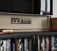 Накладка для розетки IP20 (бронзовый) (W1179012)