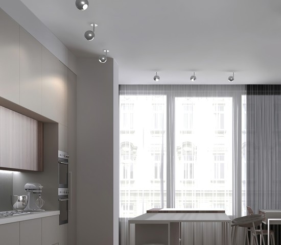 Точечный светильник 9926 LED 12W 4200K серебро