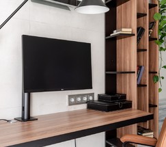 Рамка на 4 поста Hammer (серебряный) (W0042406)