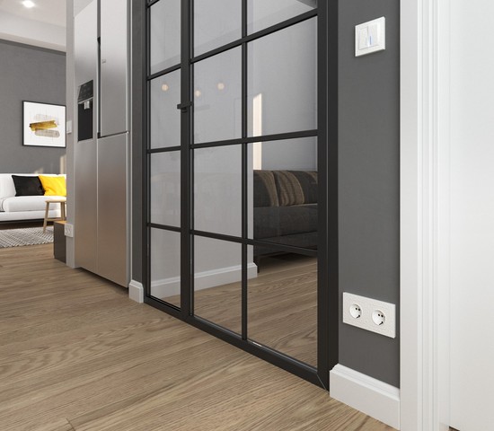 Рамка на 2 поста Hammer (белый) (W0022401)