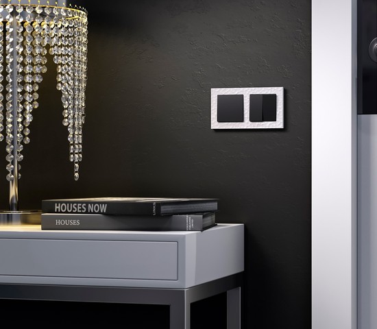 Рамка на 2 поста Hammer (белый) (W0022401)