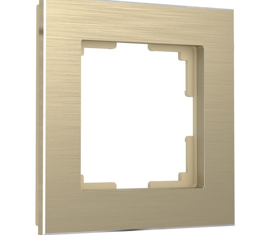 Рамка на 1 пост Aluminium (шампань) (W0011711)