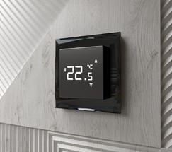 Сенсорный терморегулятор для теплого пола Wi-Fi (черный) (W1151208)