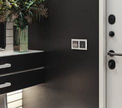 Сенсорный терморегулятор для теплого пола Wi-Fi (черный) (W1151208)