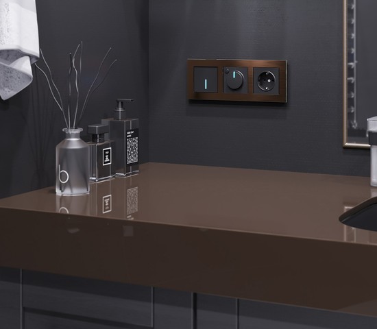 Терморегулятор электромеханический для теплого пола (черный) (W1151108)