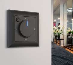 Терморегулятор электромеханический для теплого пола (черный) (W1151108)