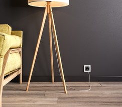 Розетка Wi-Fi (черный матовый) (W1171608)