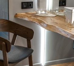 Выключатель двухклавишный проходной с подсветкой (черный матовый) (W1122108)