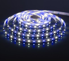 Лента светодиодная 60Led 14,4W IP20 RGB 6500K холодный белый (5050+5050 24V 60Led 14,4W IP20 RGBW)
