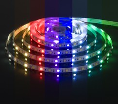 Лента светодиодная 60Led 14,4W IP20 RGB 6500K холодный белый (5050+5050 24V 60Led 14,4W IP20 RGBW)
