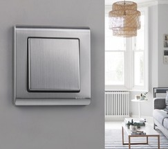 Клавиша для выключателя перекрестного (глянцевый никель) (W1119002)