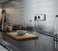 Клавиша для выключателя перекрестного (глянцевый никель) (W1119002)