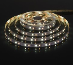 Лента светодиодная 90Led 16W IP20 MIX RGB 3300/6500 теплый белый/холодный белый (5050+2835+2835 90Led 16W IP20 RGBWW)