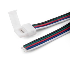 Коннектор для лент 5050+5050 24V 60Led 14,4W IP20 RGBW, 5050 24V 60Led 14,4W IP20 RGBW гибкий односторонний (10pkt)