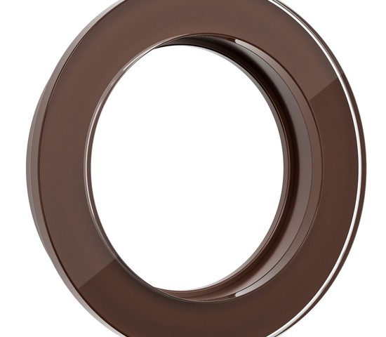 Рамка на 1 пост (Коричневый) (W0015114)