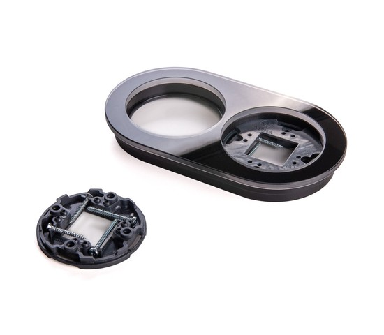 Рамка на 2 поста (Черный) (W0025108)