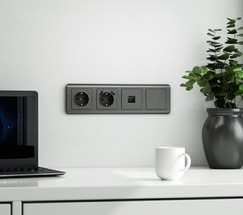 Заглушка (графит рифленый) (W1159204)